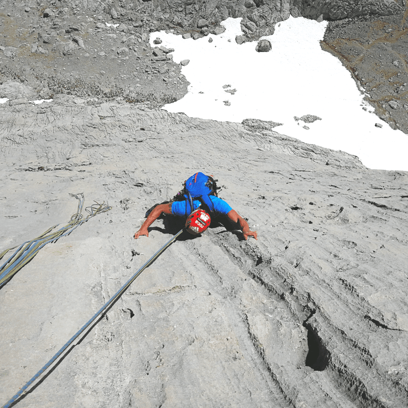 escalada guiada Naranjo