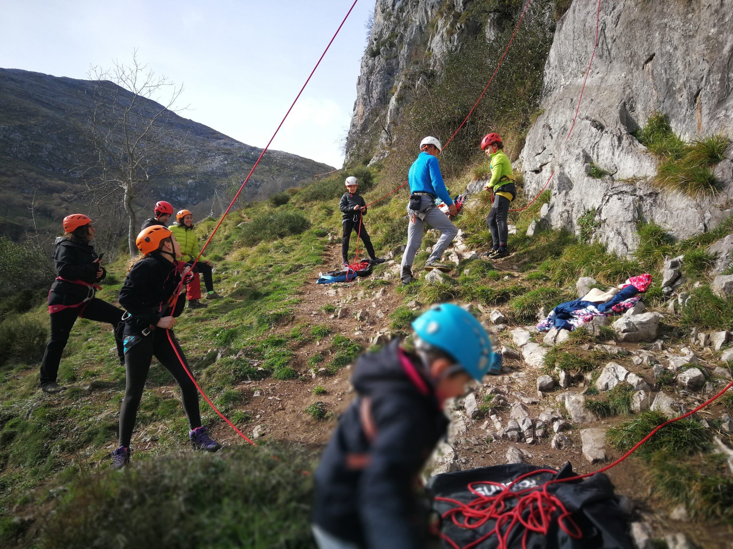 Climbing in Cantabria