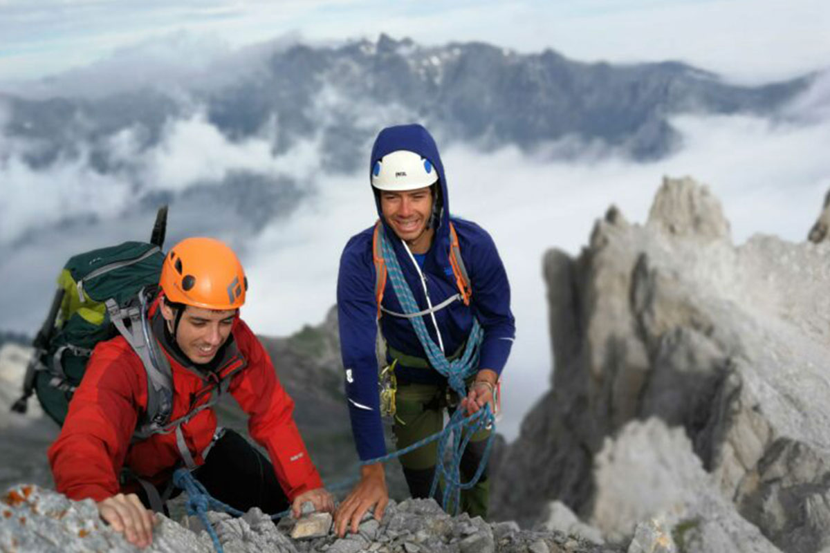 Escalada con guia en Picos de Europa